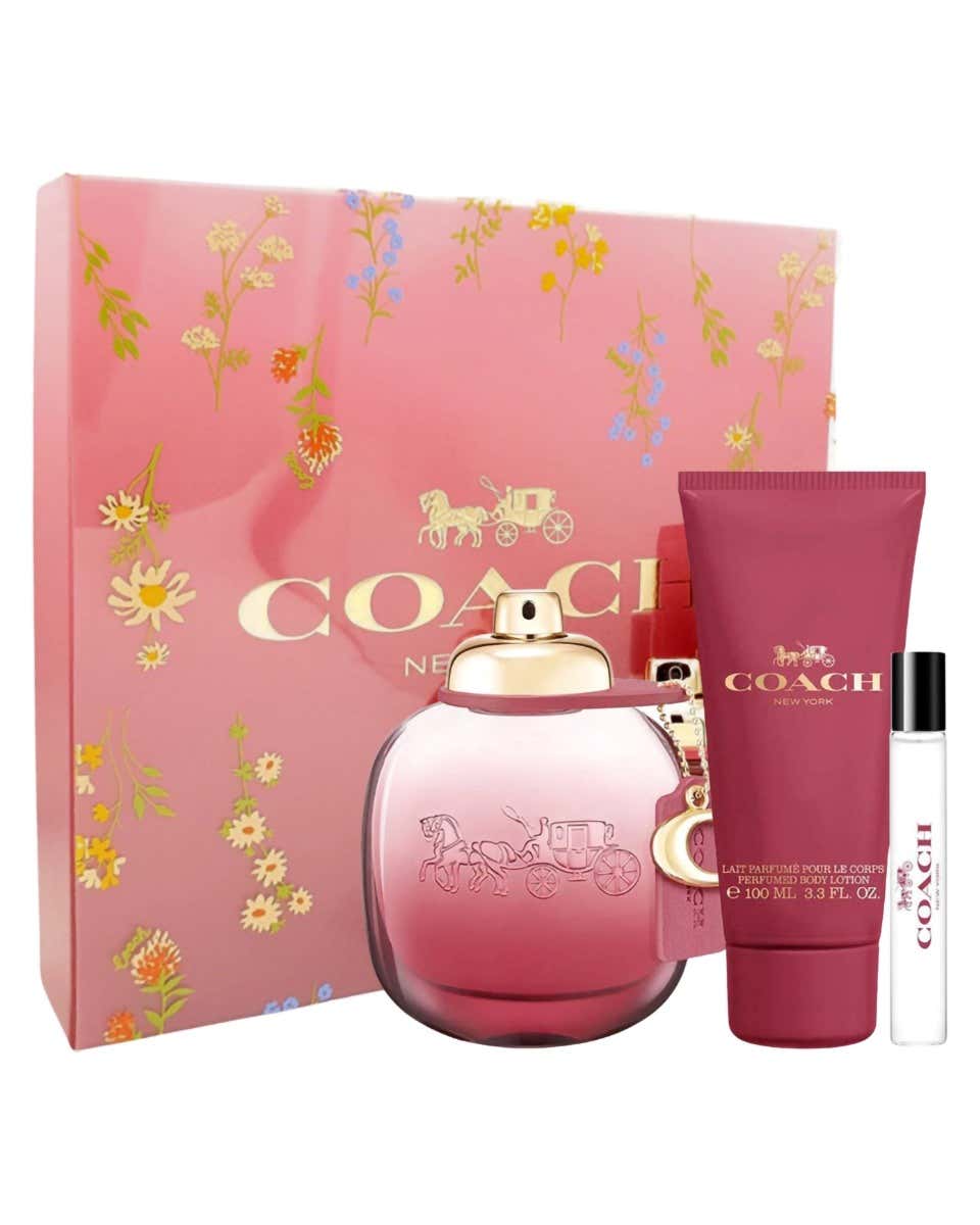 Coach Wild Rose 3 Piece Gift Set for Women